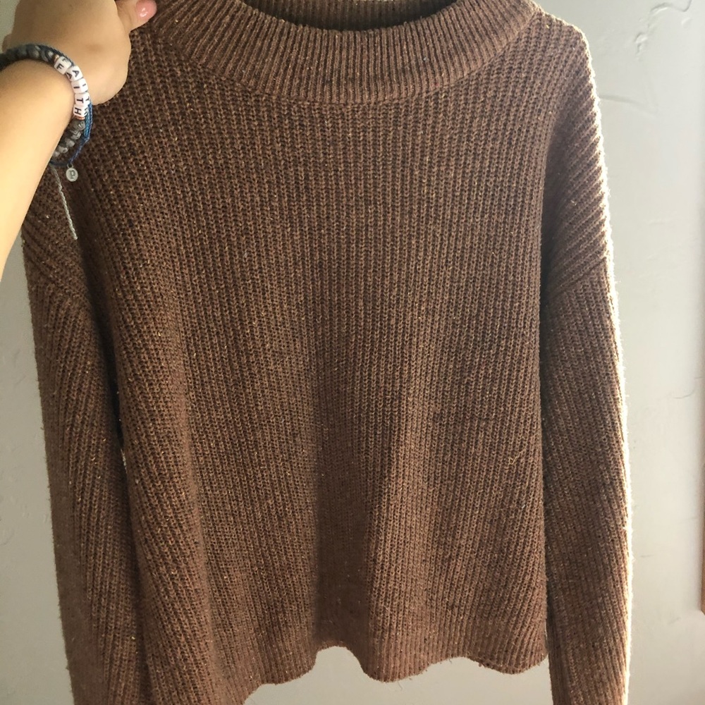 Brown sweater